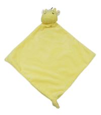 Žlutý plyšový usínáček s kravičkou 