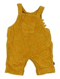 Okrové manšestrové laclové kalhoty s kapsou a ostny Next