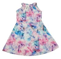 Nové - barevné batikované šaty Matalan