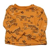 Oranžové triko s tygry Tu