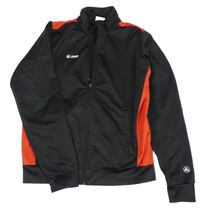 Černo-červená propínací sportovní mikina s logem JAKO