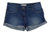 Modré rifľové kraťasy GÉMO