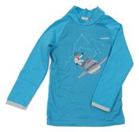 Modrozeleno-azurový thermo rolák se snowboardistou a planetou Wed'ze