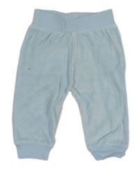 Svetlomodré zamatové tepláky s ledním medvěďom Zeeman