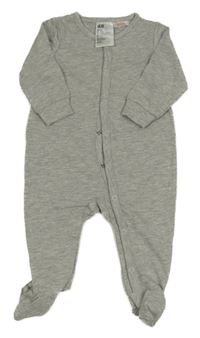 Sivý melírovaný overal H&M