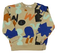 Piesková á vzorovaná mikina H&M