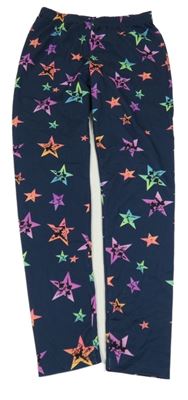 Tmavomodré legíny s hviezdami Shein