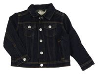 Tmavomodrá rifľová bunda Denim Co.