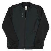 Antracitovo-černá sportovní propínací funkční mikina Kipsta