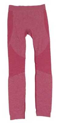 Malinové melírované spodné funkčné legíny Crivit