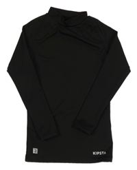 Černé sportovní funkční triko Kipsta