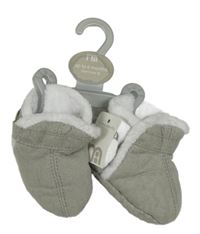 Nové - Šedé zateplené capáčky Mothercare vel. 16