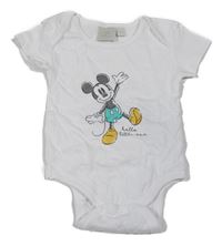 Bílé body s Mickeym Disney