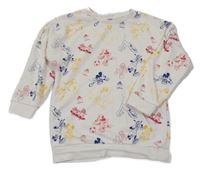 Smetanová mikina s Mickeym a přáteli Adidas