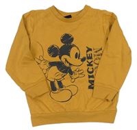 Okrová ľahká mikina s Mickeym