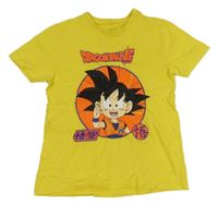 Žluté tričko s potiskem