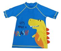 Modro-žlté UV tričko s dinem Matalan