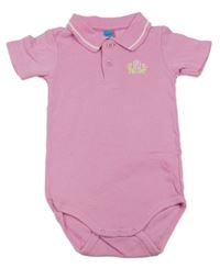 Růžové body s límečkem Topolino