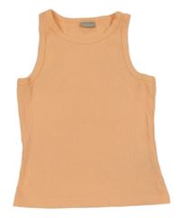 Oranžový žebrovaný top Matalan