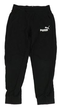 Čierne tepláky s logom PUMA