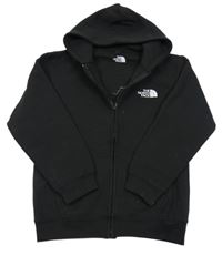 Černá propínací mikina s kapucí The North Face