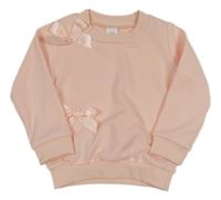 Ružová mikina s mašľami