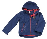 Modrá softshellová bunda s Minnie a kapucňou C&A