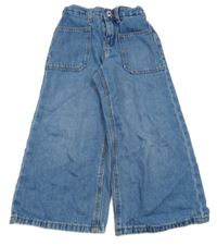 Modré široké rifle Zara