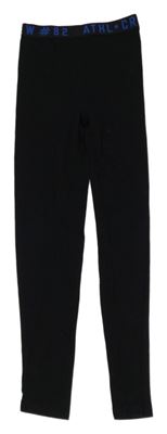 Čierno-modré legíny s nápismi C&A