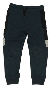 Petrolejovo-černé tepláky Next