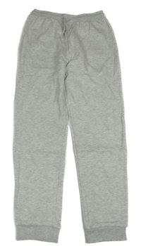 Světlešedé melírované tepláky Tu