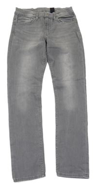 Sivé skinny rifle &Denim