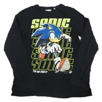 Čierne tričko so Sonicem C&A
