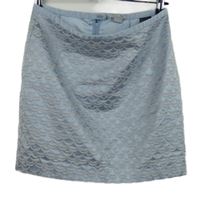 Dámska svetlomodrá vzorovaná sukňa H&M