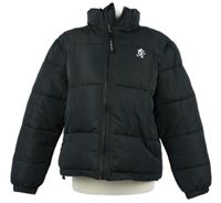 Dámska čierna šušťáková zimná bunda Gym King