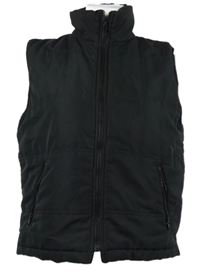 Dámská černá šusťáková zateplená vesta 