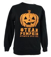 Dámska čierna mikina s tekvicou George