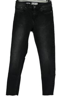 Dámske tmavosivé skinny rifle MNG