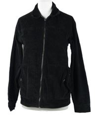 Dámská černá manšestrová bunda 