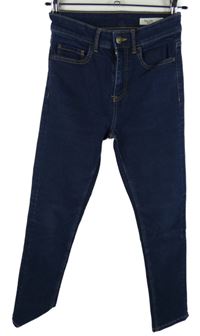 Dámské tmavomodré skinny rifle M&S