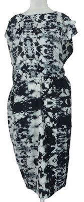 Dámske čierno-sivé vzorované šaty River Island