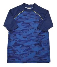 Modré army UV tričko M&S