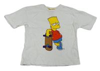 Bílé tričko s Bártem Primark