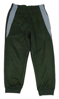 Khaki-modré sportovní kalhoty