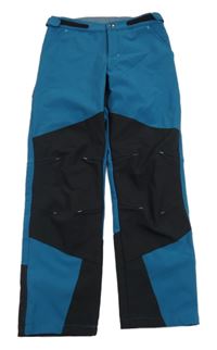 Modro-černé šusťákové outdoorové kalhoty Jako-o