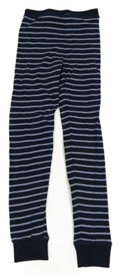 Tmavomodré pruhované spodní kalhoty C&A