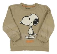 Béžová mikina so Snoopym