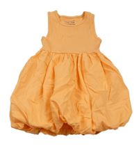 Oranžové bavlněno/plátěné šaty Primark