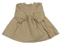 Béžové plátenné šaty LC WAIKIKI