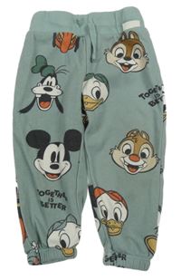 Mintové tepláky s Mickey Mousem H&M